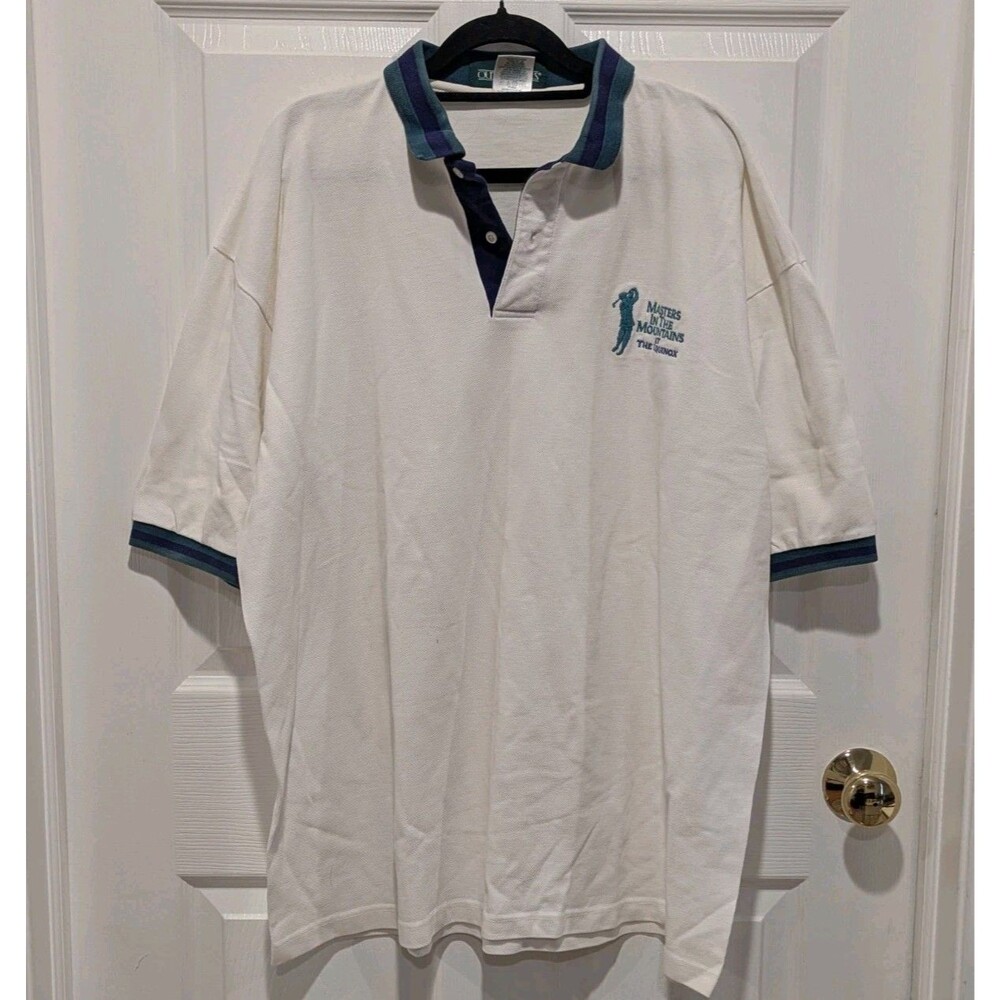 Vintage Golf Polo Outer Banks Masters Mountains Preppy Y2K XXL Old Money
